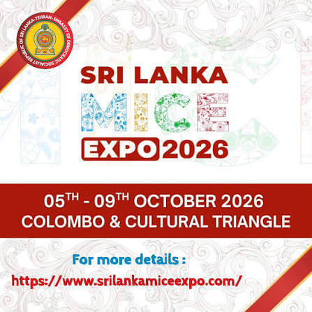 Sri Lanka MICE Expo – 05 to 09 October 2026 in Colombo